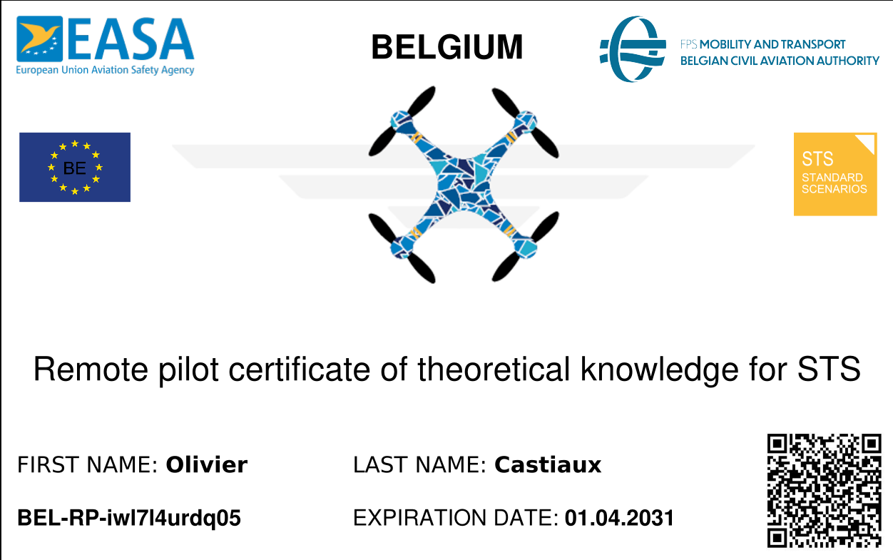 Certificate Theoretical STS